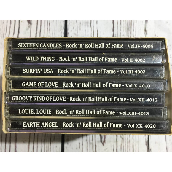 Rock And Roll Hall Of Fame 7 CD Collector's Edition Wild Thing Surfin' USA MORE - Picture 3 of 5